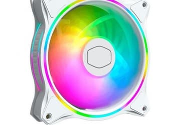 Новый вариант вентилятора Cooler Master MasterFan MF120 Halo подойдет тем, кто хочет использовать в оформлении ПК белый цвет и подсветку
