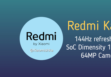 Смартфон Redmi Karna с экраном 144 Гц и Dimensity 1000+ выйдет в июле