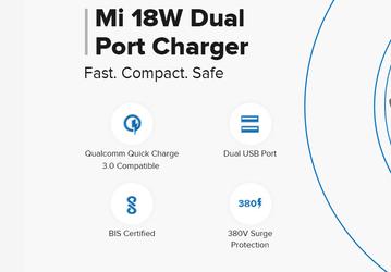 Новое быстрое зарядное устройство Xiaomi для сетей с напряжением 100-240 В стоит менее 8 долларов