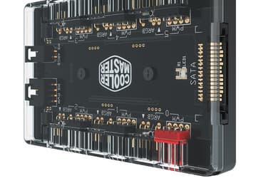 Концентратор Cooler Master MasterFan ARGB + PWM Hub превращает один разъем PWM и один ARGB в шесть разъемов каждого вида