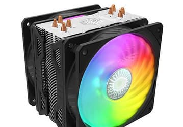 Процессорная система охлаждения Cooler Master Hyper 212 ARGB Turbo оснащена двумя вентиляторами