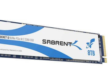 Представлен первый в мире SSD M.2 с NVMe объёмом 8 ТБ. Модель Sabrent Rocket Q пока не имеет цены