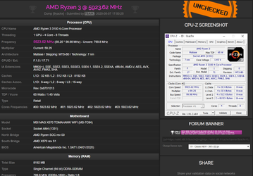 5,9 ГГц для 100-долларового процессора AMD. Ryzen 3 3100 показал отличные оверклокерские способности
