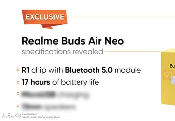 Новейшие беспроводные наушники Realme Buds Air Neo работают 17 часов без подзарядки
