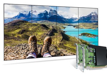Начались продажи видеокарт Matrox D-Series D1480 для видеостен