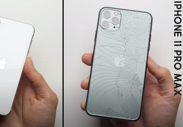 iPhone SE против iPhone 11 Pro Max. Какой из смартфонов лучше переживёт падение?
