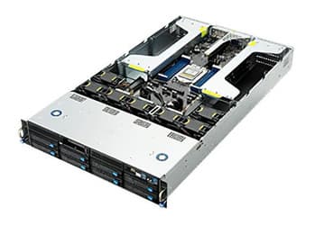 Конфигурация сервера Asus ESC4000A E10 включает процессоры AMD Epyc 7002 и ускорители Nvidia A100 