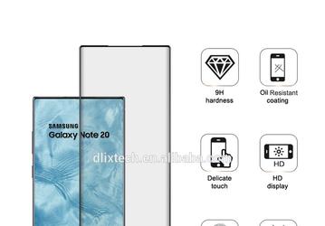 Защитное стекло Samsung Galaxy Note20 лишено отверстия под фронтальную камеру
