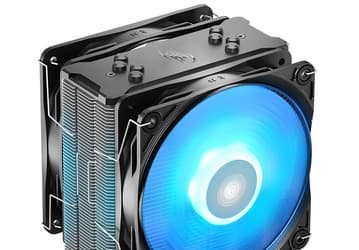 Процессорная система охлаждения DeepCool Gammaxx 400 Pro украшена синей подсветкой