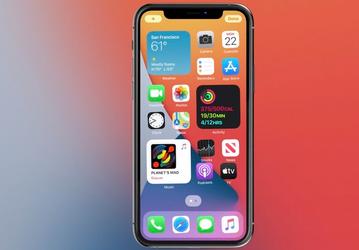 В iOS 14 появились новые красочные виджеты и рабочий стол с папками