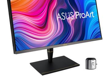 Монитор Asus ProArt Display PA32UCX-PK комплектуется колориметром X-Rite i1 Display Pro