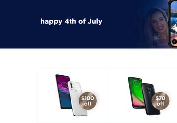 Motorola обрушила цены на свои смартфоны в честь Дня независимости США