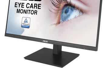 Узкие рамки с трех сторон экрана монитора Asus VA27DQSB позволяют использовать его в конфигурациях с несколькими мониторами
