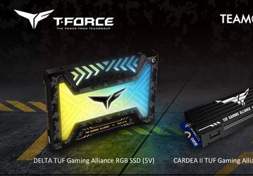 Накопитель T-Force Cardea II TUF Gaming Alliance стал первым SSD типоразмера M.2, сертифицированным Asus TUF Gaming Alliance