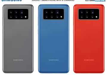 Samsung может создать смартфон с шестикамерной системой, где ряд датчиков сможет поворачиваться