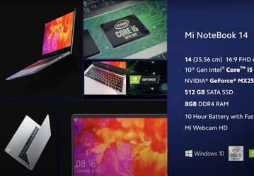 Xiaomi представила новейшие ноутбуки. Анонс Xiaomi Mi NoteBook 14 и NoteBook 14 Horizon Edition