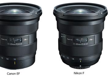 Представлен объектив Tokina atx-i 11-20mm F2.8 CF