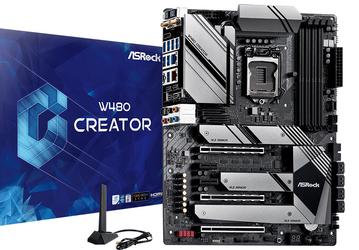 Системная плата ASRock W480 Creator наделена 16-фазной подсистемой питания процессора