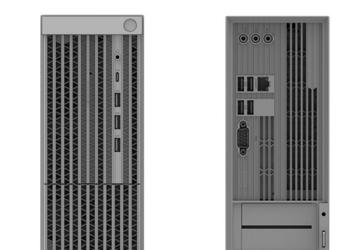 Мини-ПК Huawei на 6-ядерном процессоре Ryzen 5 Pro 4400G в бело-сером цвете выглядит стильно