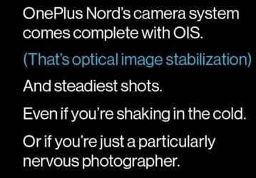OnePlus Nord может оказаться одним из лучших камерофонов в классе, потому что получит оптическую стабилизацию