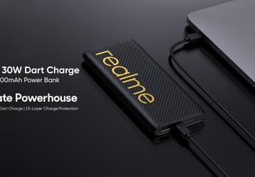 Портативный аккумулятор с 30-ваттной зарядкой. Realme Dart Charge Power Bank выйдет уже завтра