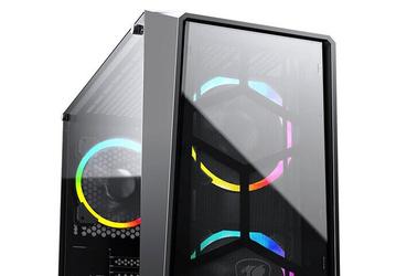 Передняя и боковая панели корпуса Cougar MG120-G RGB изготовлены из стекла