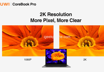 Представлен ноутбук Chuwi Corebook Pro со 100-процентным охватом цветового пространства sRGB
