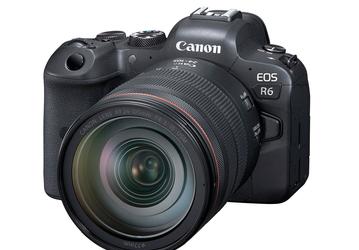 Камера Canon EOS R6 во многом похожа на EOS R5, но стоит заметно меньше  