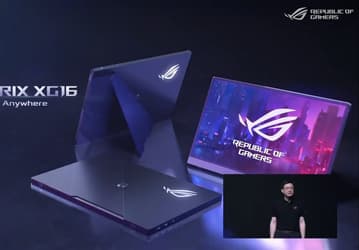 Asus представила портативный монитор с аккумулятором и частотой 144 Гц