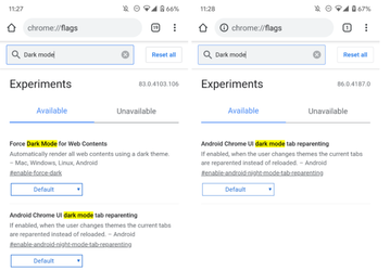 Google отказалась от принудительной тёмной темы в Chrome