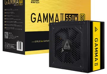 Блоки питания серии Montech Gamma II имеют сертификаты 80 Plus Gold
