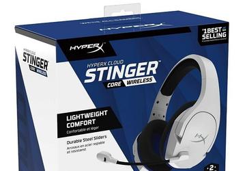 Новый вариант гарнитуры HyperX Cloud Stinger Core Wireless 7.1 адресован любителям белого