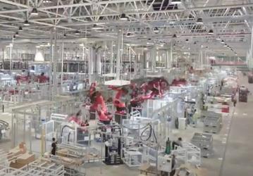 Видео дня: сборка электромобилей Tesla на шанхайской «гигафабрике»