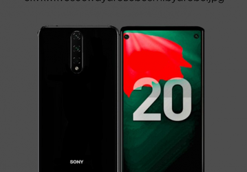 Очень странный смартфон Sony Xperia 20 на первом изображении