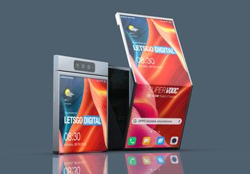 Как Moto Razr 2019, но с экраном наружу. И щепотка Huawei Mate X