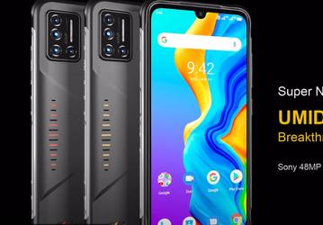 IP69K, камеры Sony и настраиваемые кнопки. Представлен неубиваемый смартфон Umidigi Bison