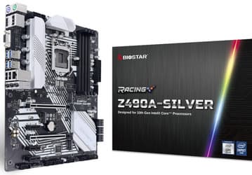 Представлены системные платы Biostar Racing Z490A-Silver и Z490T-Silver 
