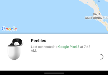 Наушники Google Pixel Buds теперь отображаются в приложении Find My Device