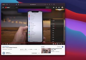 Пользователи Safari в macOS наконец-то могут смотреть видео 4K в YouTube
