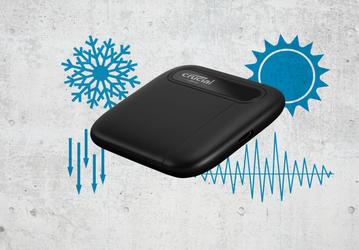 Портативный SSD Crucial X6 предложен объемом 1 и 2 ТБ