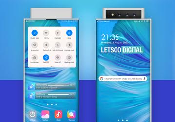 Футуристический смартфон Xiaomi в духе Mi Mix Alpha выглядит очень необычно