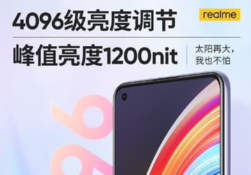 Флагман Realme X7 Pro получил очень яркий дисплей