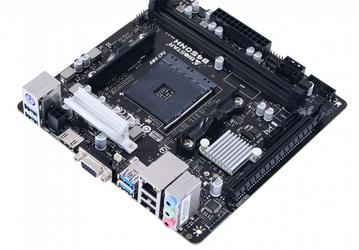 Плата Biostar B450NH выполнена в типоразмере mini-ITX