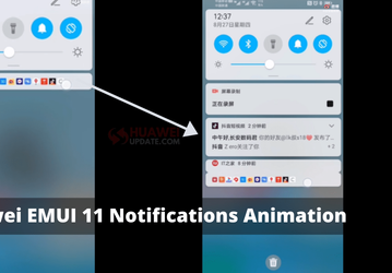 Изюминку EMUI 11 показали на видео. Новая анимация и дизайн оповещений