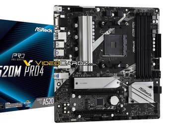 Изображение платы ASRock A520M Pro4 подтверждает, что платформа A520 не будет поддерживать PCIe Gen4