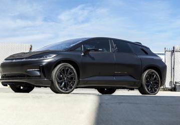 Прототип рекордного электромобиля Faraday Future выставлен на аукцион