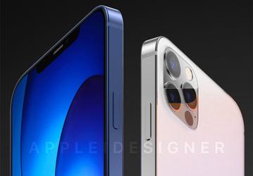 Как iPhone 4, но без клавиши Home и с тройной камерой. iPhone 12 Pro позирует на новых больших рендерах