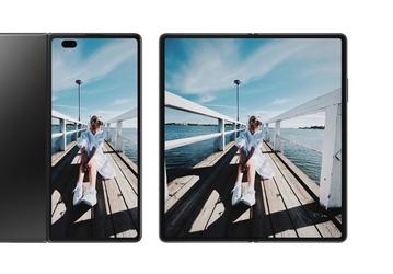 Huawei Mate X2 на первом качественном изображении