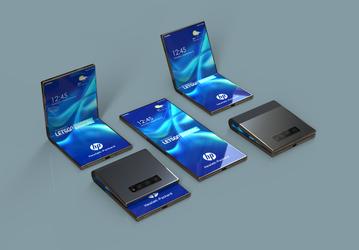 Раскладушка Hewlett-Packard с гибким экраном. Опубликованы качественные изображения