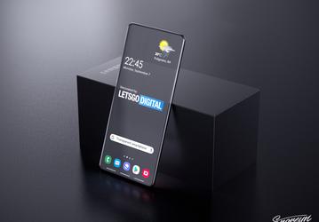 Невероятный полностью прозрачный смартфон Samsung. Это рендер, основанный на свежем патенте компании